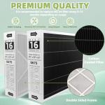20x25x5 MERV 16 Carbon-Efficient Air Filters