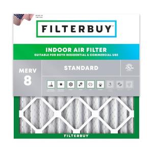 Filterbuy 10x10x2 MERV 8 Air Filter