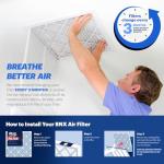 BNX TruFilter 24x24 Air Filters MERV 13 (4-Pack)