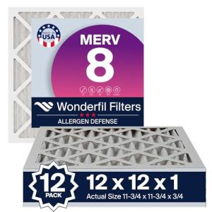 12x12 MERV 8 Air Filters - 12 Pack