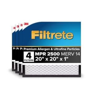 Filtrete 20x20x1 MERV 14 High Performance Filters