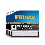 Filtrete 20x20x1 MERV 14 High Performance Filters