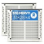 Crilokp 31x28x4 MERV 11 Air Filter 2-Pack