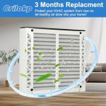 Crilokp 31x28x4 MERV 11 Air Filter 2-Pack