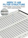 Crilokp 31x28x4 MERV 11 Air Filter 2-Pack