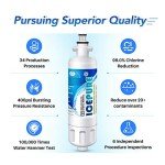 ICEPURE LG Refrigerator Water and Air Filter Combo