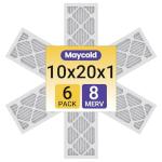 Maycold MERV 8 Pleated Air Filters 10x20x1