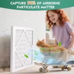12x12x1 Pleated Air Filter 2 Pack, MERV 11