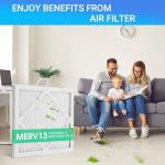 MERV 13 Pleated Air Filter 12x12x1 (4-Pack)