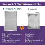 Nexiview 20x24x1 Washable Electrostatic Air Filter