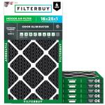 16x25x1 MERV 8 Odor Eliminator Air Filters 6-Pack