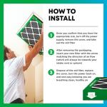 16x25x1 MERV 8 Odor Eliminator Air Filters 6-Pack