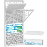 Stafilter Reusable 14x25x1 HVAC Air Filter Pack