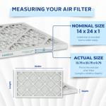 Handua 14x24x1 MERV 8 Air Filters, 4 Pack