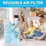 Stafilter Reusable 14x25x1 HVAC Air Filter Pack