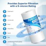 PUREPLUS 5 Micron Whole House Water Filter 2-Pack