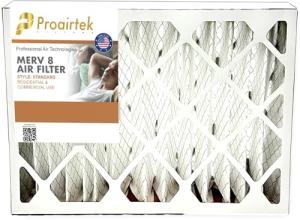 Proairtek 20x24x4 Air Filter, MERV 8