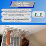 20x20x1 Glasfloss Air Filter, Box of 4