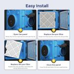HEPA 500 Filter Pack for Air Scrubber