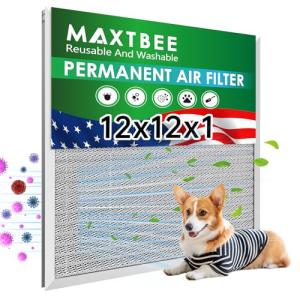 MAXTBEE Reusable Electrostatic Air Filter, MERV 8