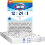 Clorox 12x24x1 MERV 11 Pleated Air Filters