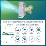 High Capacity MERV 11 Furnace Filters - Pack of 2