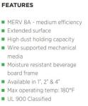 12x24x4 Merv 8 Air Filter - Pack of 6