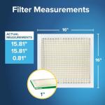 Filtrete 16x16 AC Furnace Air Filter - 12 Pack