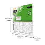 3-Pack MERV 8 Pleated Air Filters, 18x18x1