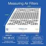 Nordic Pure 16x25x5 MERV 10 Air Filters 2-Pack