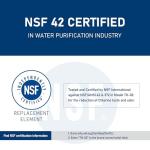 TEEHAY KAD2RXD1 Water Filter Replacement 3 Pack