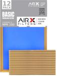 20x25x1 Basic Economy Air Filter - 12 Pack