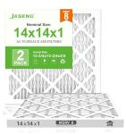 14x14x1 MERV 8 Pleated Air Filters (2-Pack)
