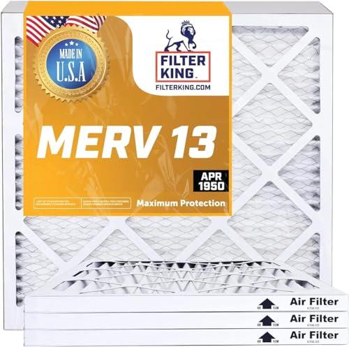 18x22 MERV 13 Pleated Air Filter 6-Pack