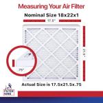 Filter King 18x22x1 MERV 11 Air Filter 6-Pack