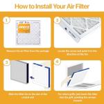 18x22 MERV 13 Pleated Air Filter 6-Pack