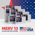 BNX TruFilter 20x25x1 MERV 13 Air Filters 12-Pack