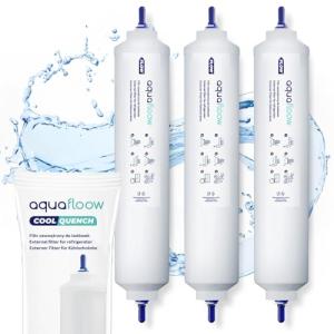 Pack of 3 Water Filter Cartridges for Refrigerators
