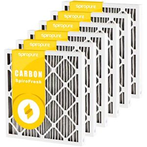 SpiroPure MERV 10 Odor Reduction Air Filters 6 Pack