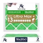 MervKing 16x20x1 MERV 13 Air Filter 2-Pack