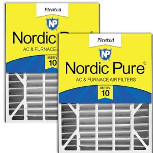 Nordic Pure 20x25x5 MERV 10 Air Filters 2 Pack