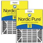 Nordic Pure 20x25x5 MERV 10 Air Filters 2 Pack
