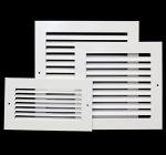 24" X 20" Steel Air Filter Grille - White