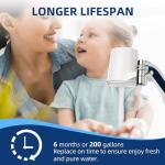 SETFEEL Faucet Water Filter Replacement - 3 Packs