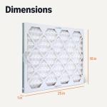 Amazon Basics Merv 5 Air Filters 16x25x1, 6-Pack