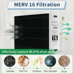 16x26x5 MERV 16 Filter 2-Pack for Lennox