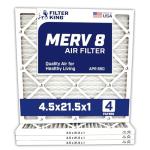 Filter King 4-Pack MERV 8 Pleated Air Filters