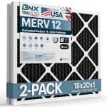 BNX TruFilter 18x20x1 MERV 12 Odor Defense Filters