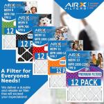 16x20x2 MERV 13 Air Filters, 12 Pack