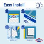 Clorox MERV 13 Pleated Air Filters, 4-Pack